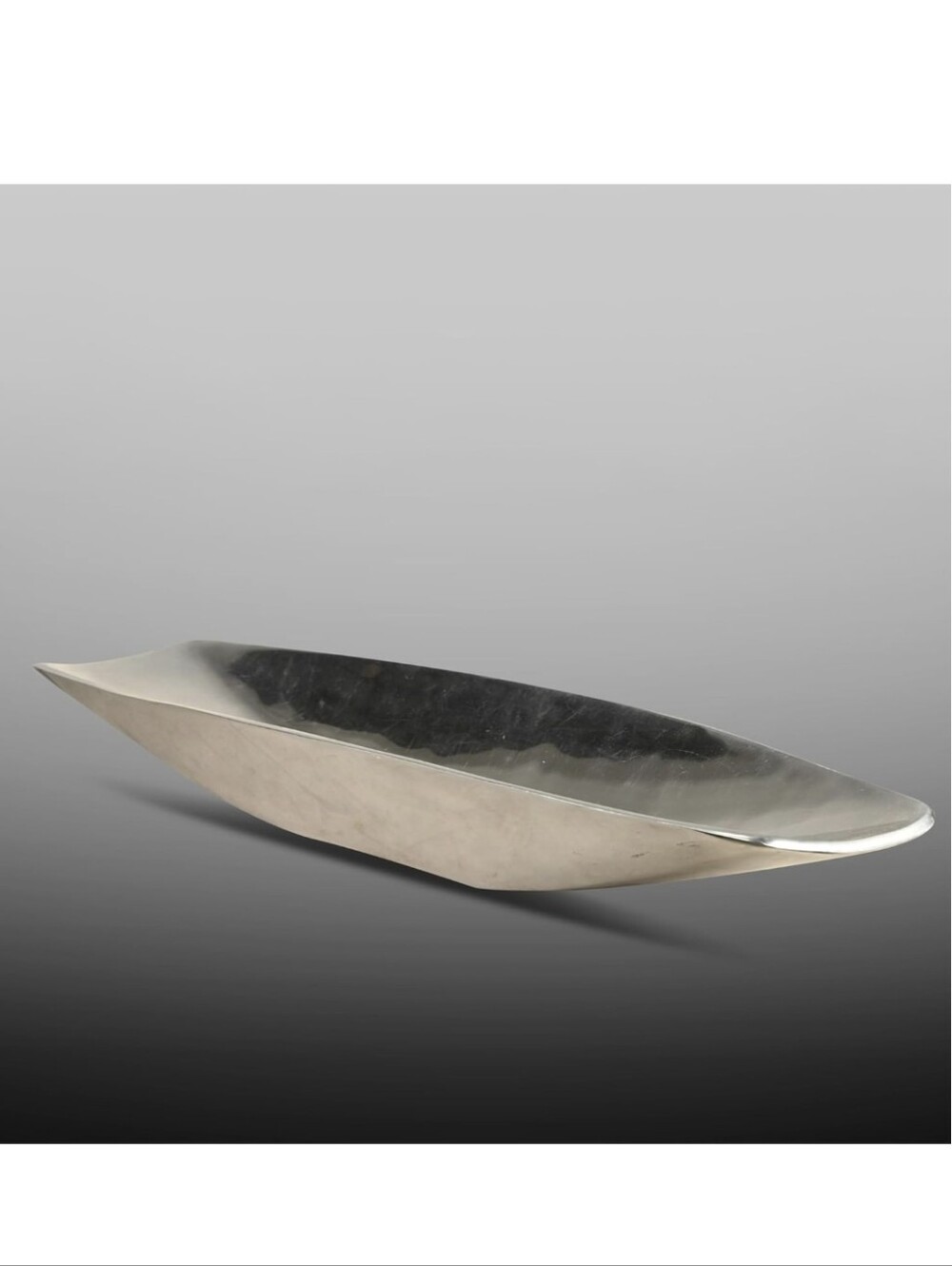 Nambe Grande Marupa Bowl W102 Vintage Metal Platter Wabi Sabi